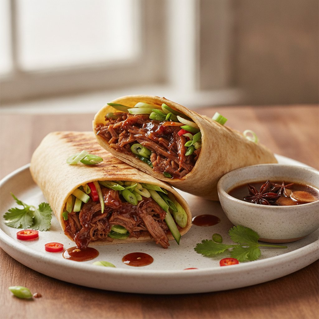 Five Spice Lamb Wrap