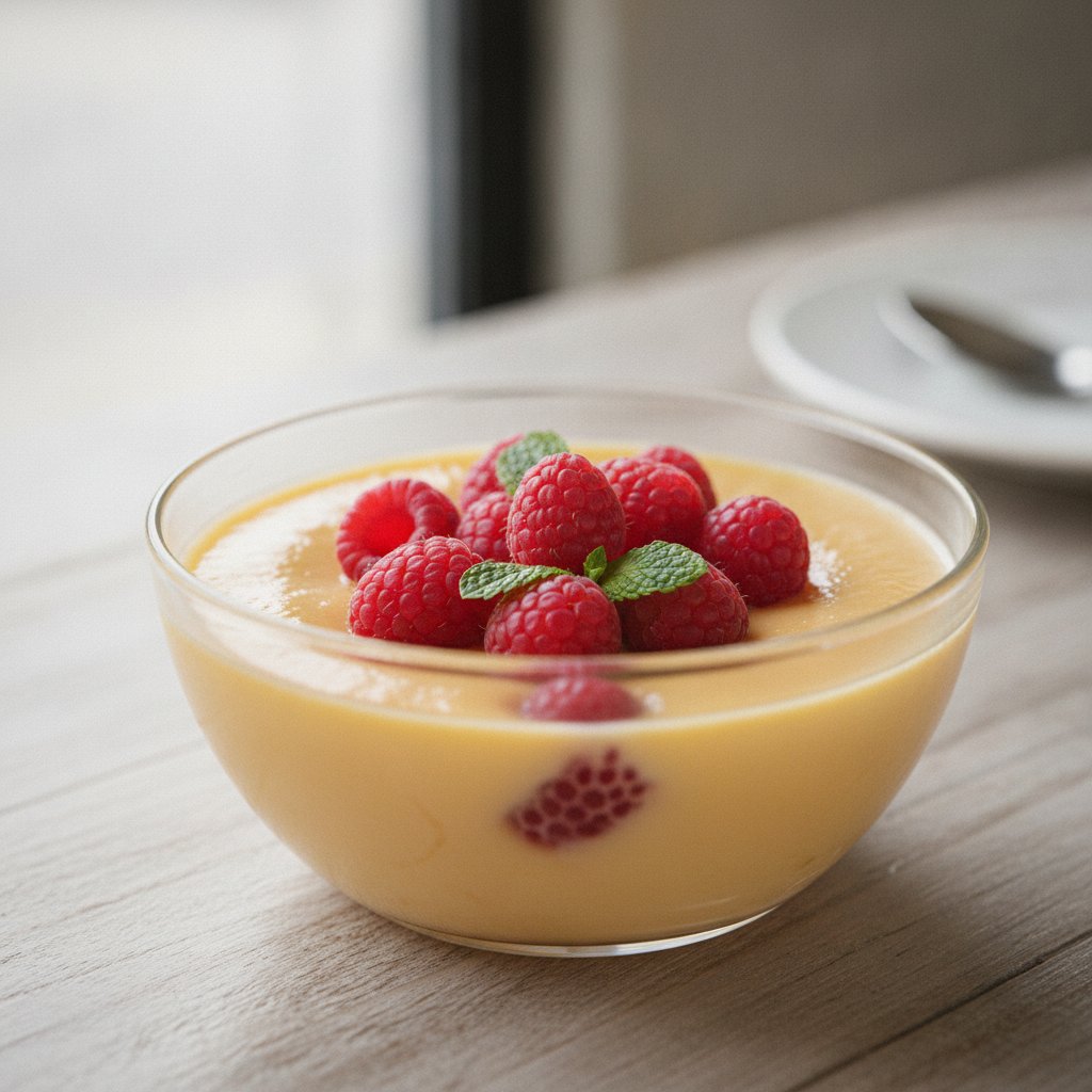 Lighter Mango Pudding
