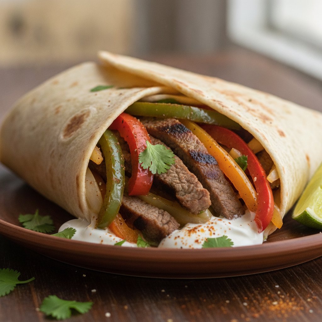 Steak Fajita Wrap