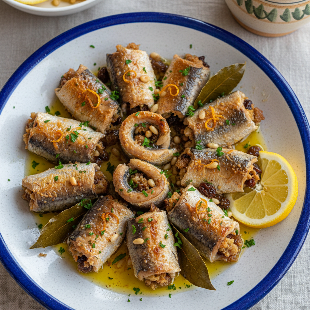Sarde a Beccafico Siciliane
