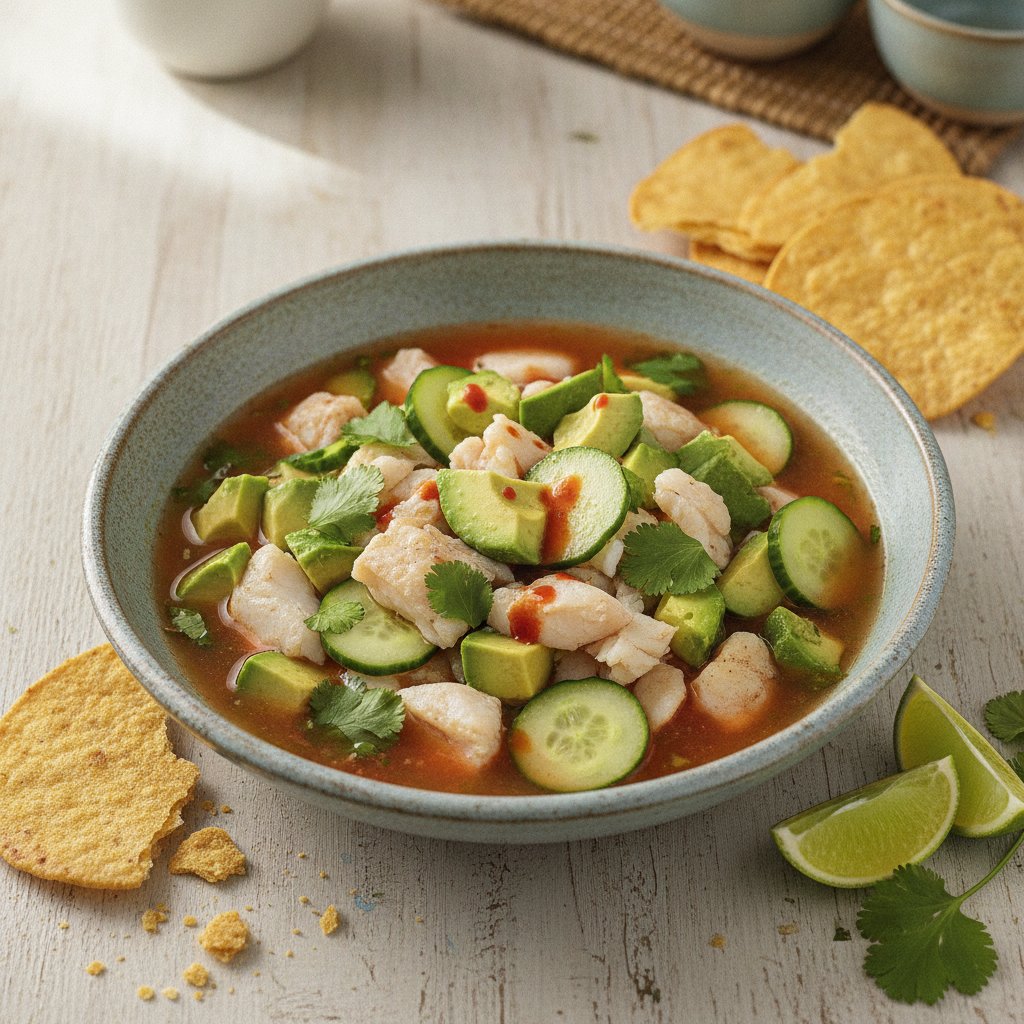 Fresh Fish Cocktail Dip (Low-Calorie)
