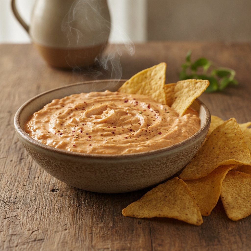 Shredded Chicken Tomato Dip (No-Chop)