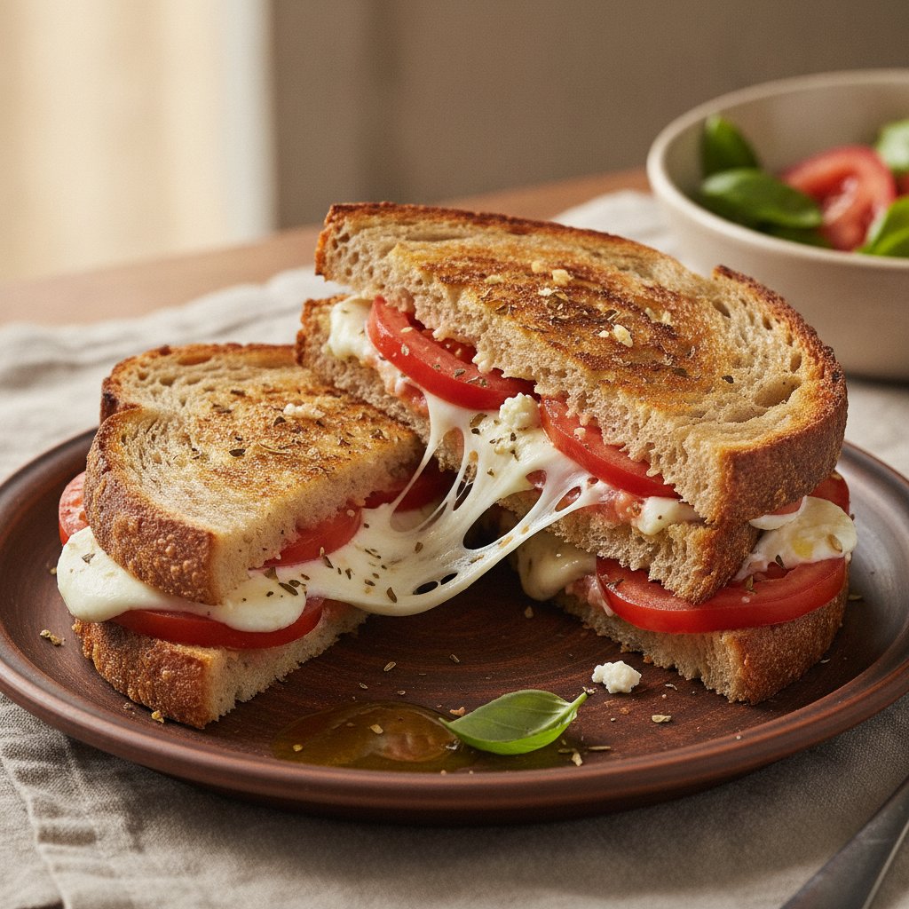 Grilled Cheese and Tomato Sandwich