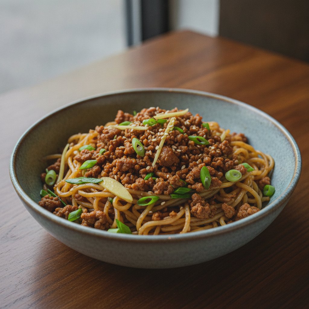 Noodles with Bean Sauce (Gluten-Free)