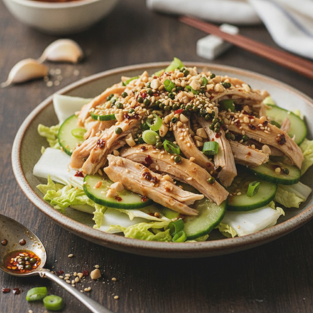 Spicy Numbing Chicken Salad (Keto)