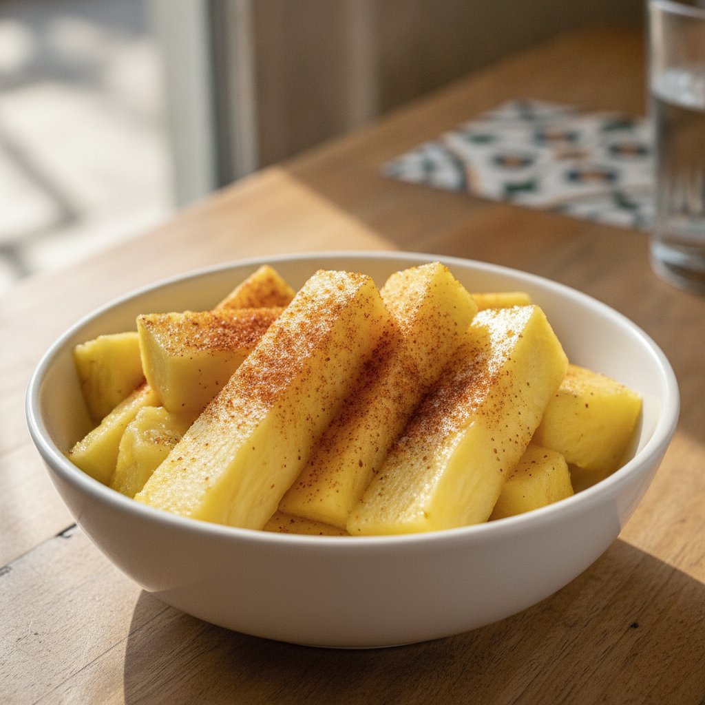 Fresh Pineapple with Chili Powder