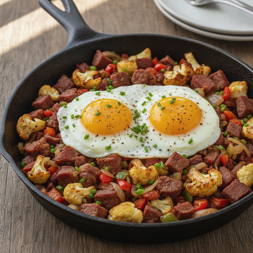 Corned Beef Hash Skillet (Keto)