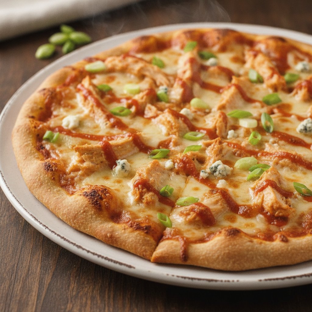 Buffalo Chicken Pizza (Low-Calorie)