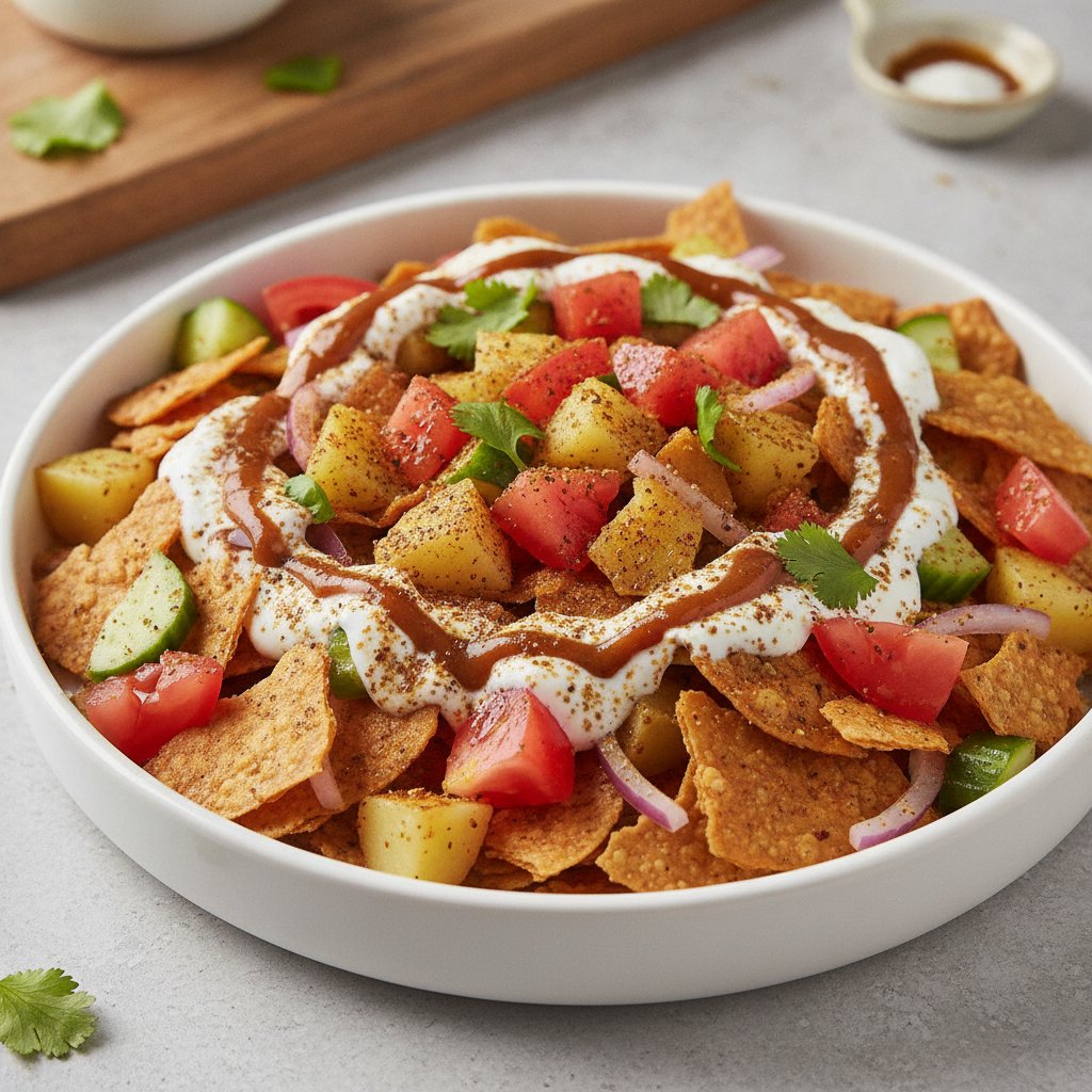 Crispy Lentil Wafer Salad