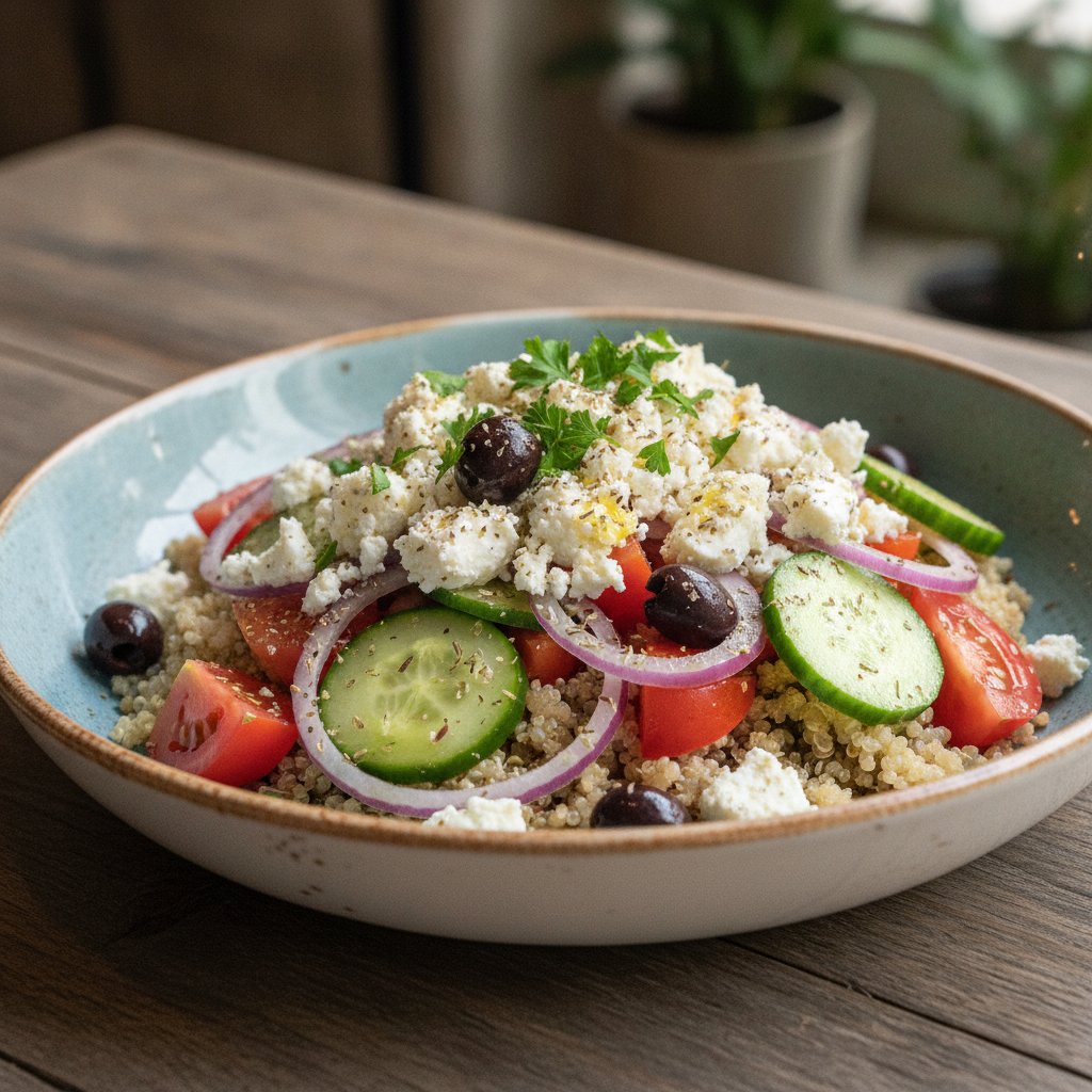 Greek Salad Grain Bowl