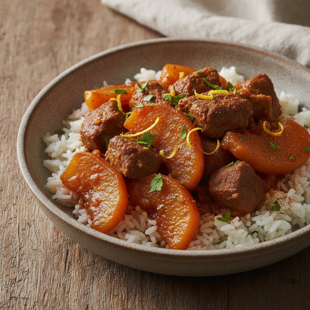 Lamb Stew with Quince