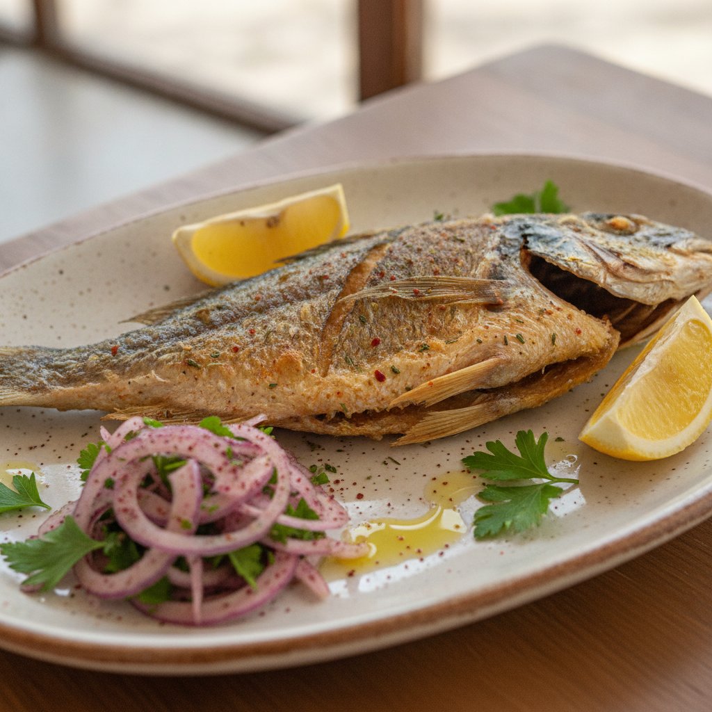 Fried Whole Sea Bream