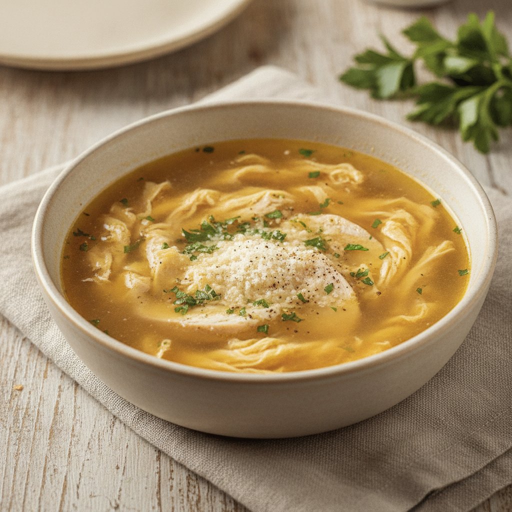Egg Drop Broth Soup