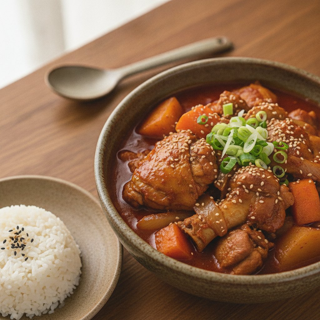 Spicy Braised Chicken Stew