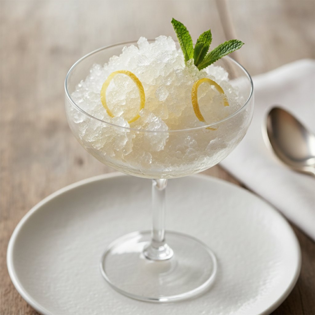 Sparkling Wine Granita