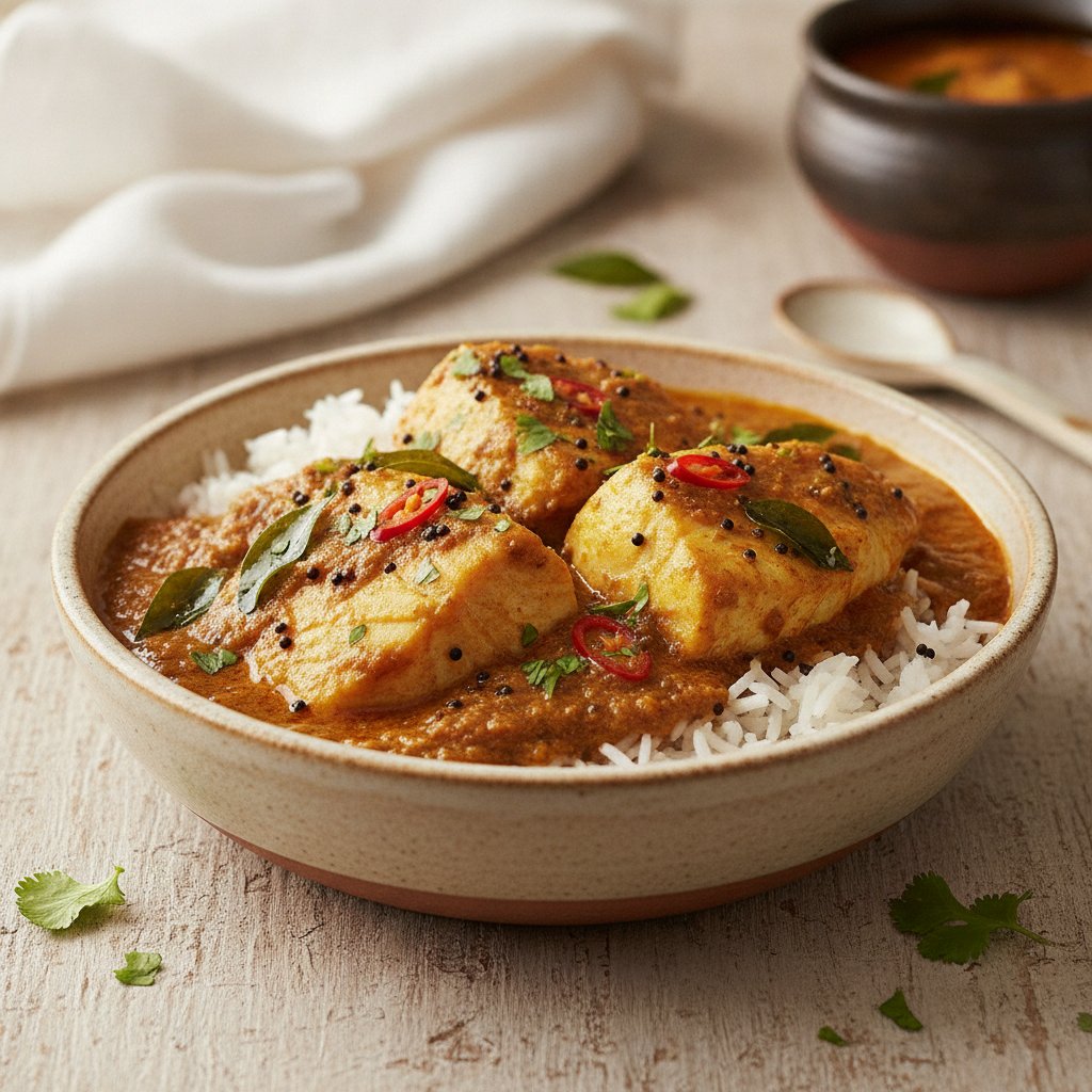 Tangy Fish Curry Bowl