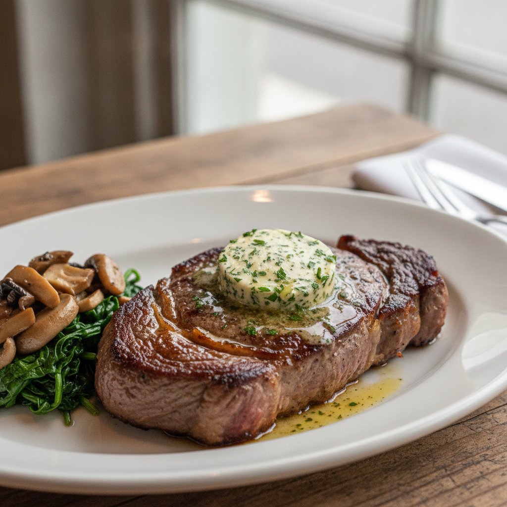 Steak with Herb Butter (Keto)