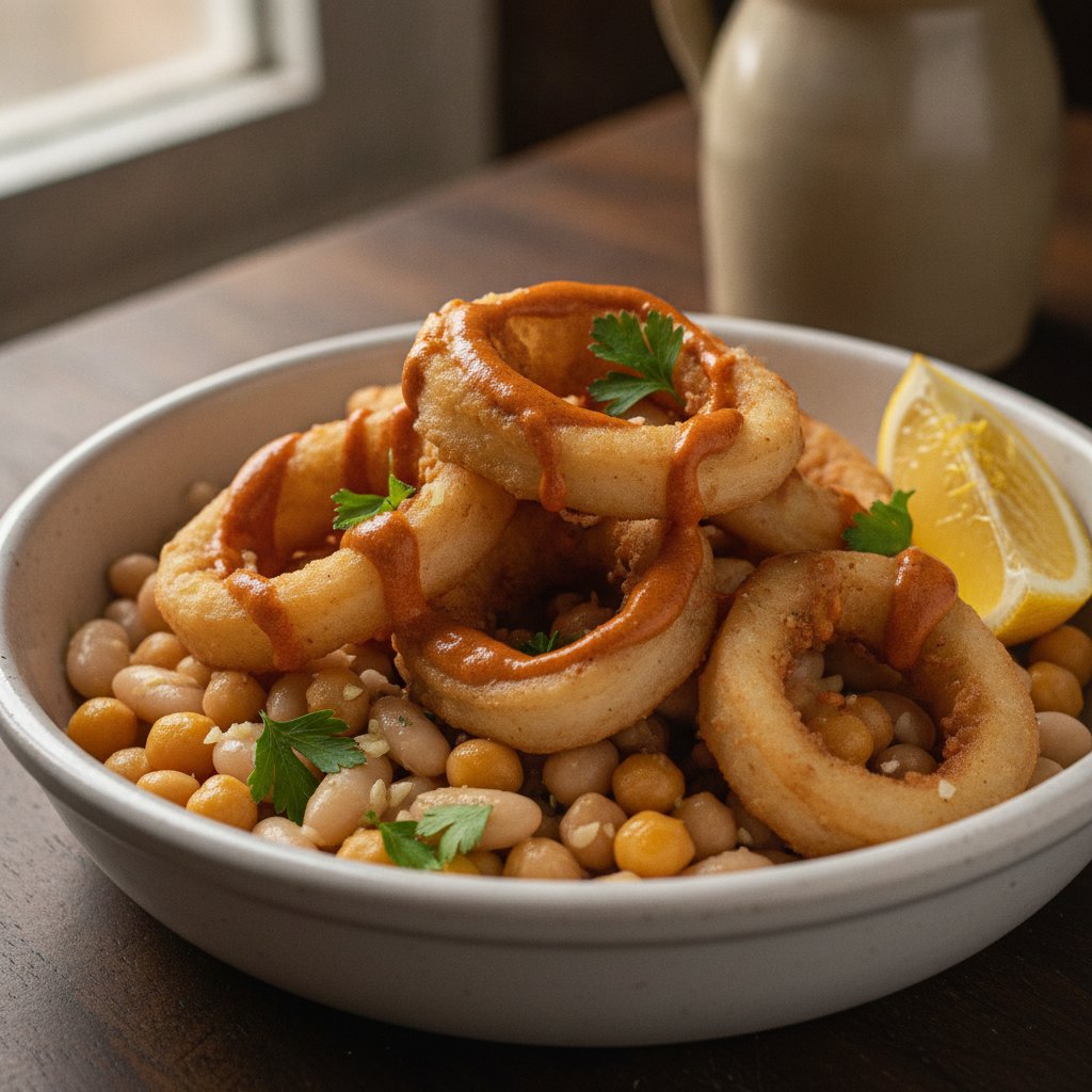 Spanish Fried Squid Rings (High-Protein)