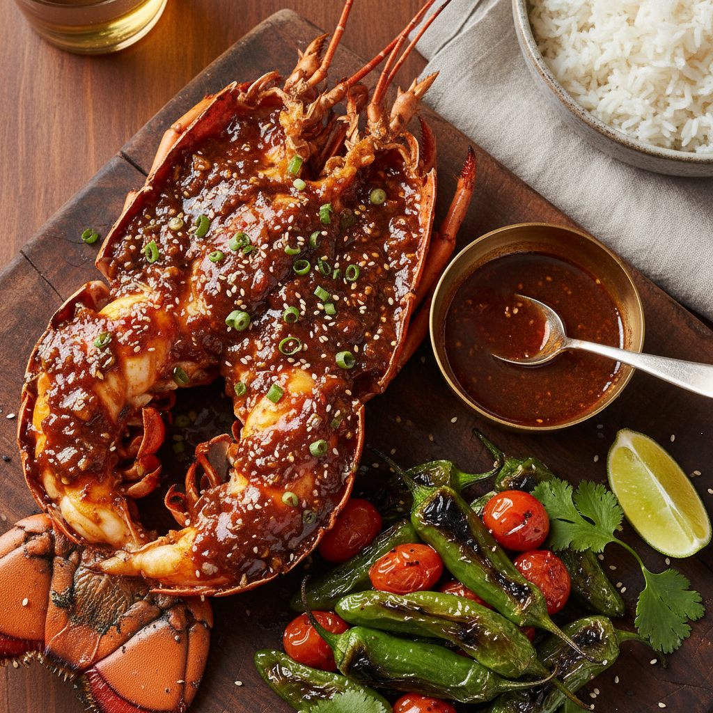 Lobster with Tamarind and Gochujang Butter