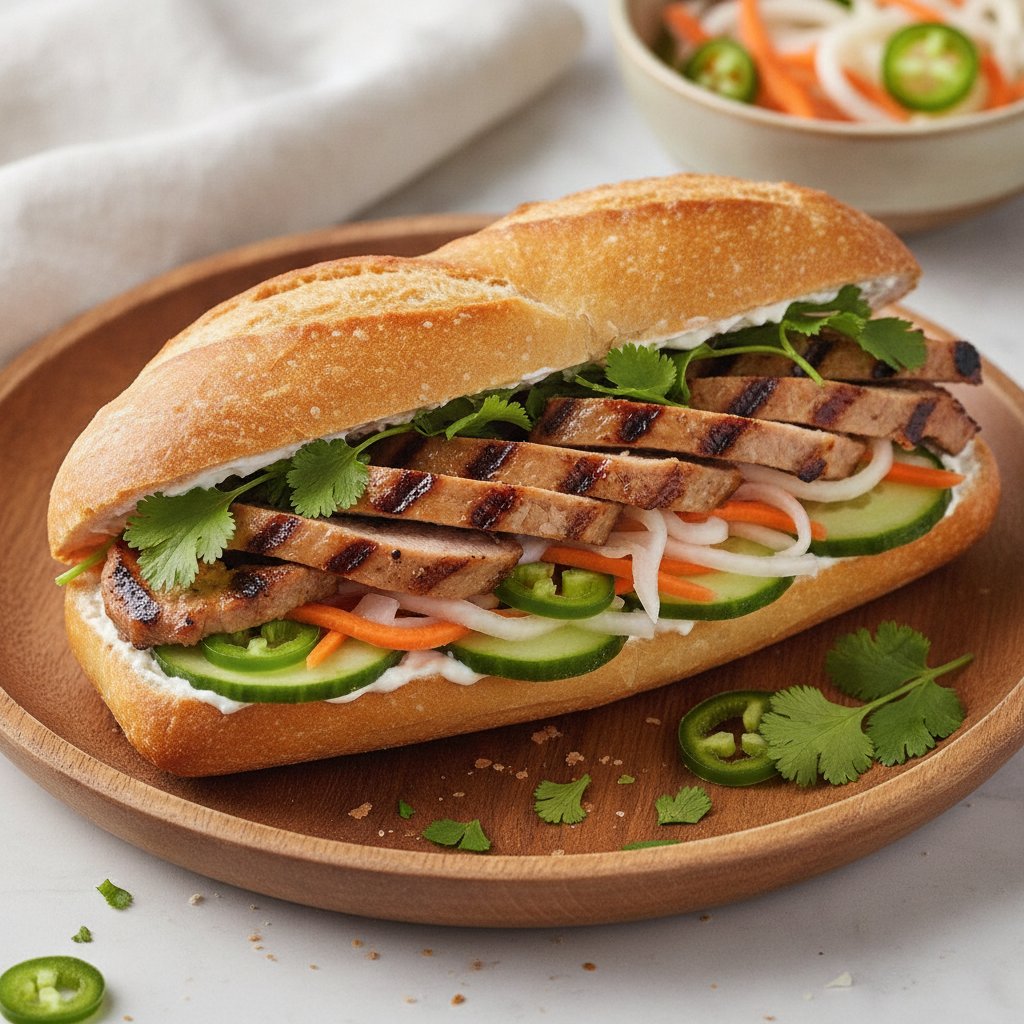 Vietnamese Pork Sandwich (Low-Chol)