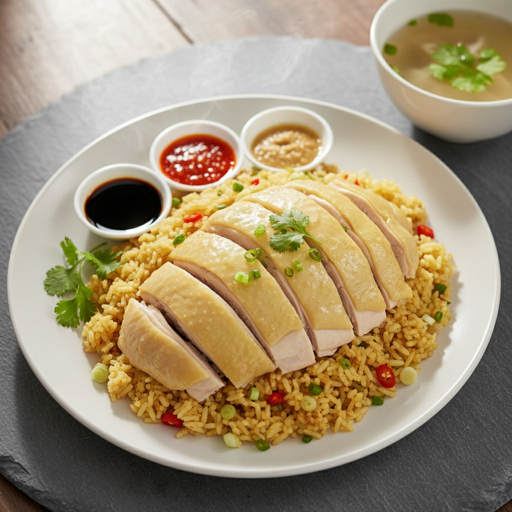 Hainanese Chicken Rice