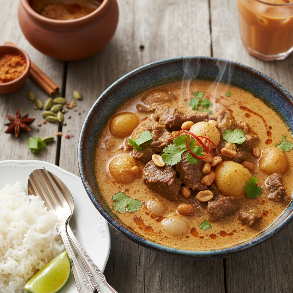 Lean Beef Peanut Curry — Massaman Curry