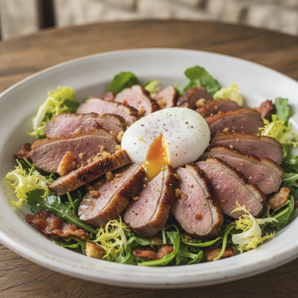 French Country Salad with Duck and Bacon (Gluten-Free)