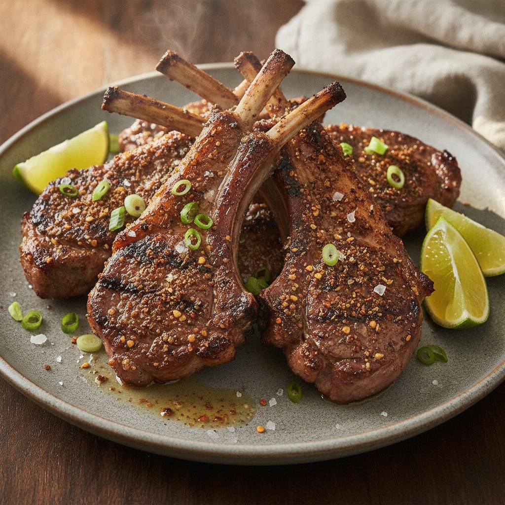 Grilled Lamb Ribs with Cumin Salt