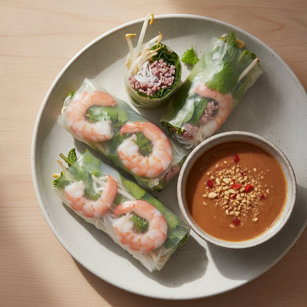 Fresh Spring Rolls (High-Protein)