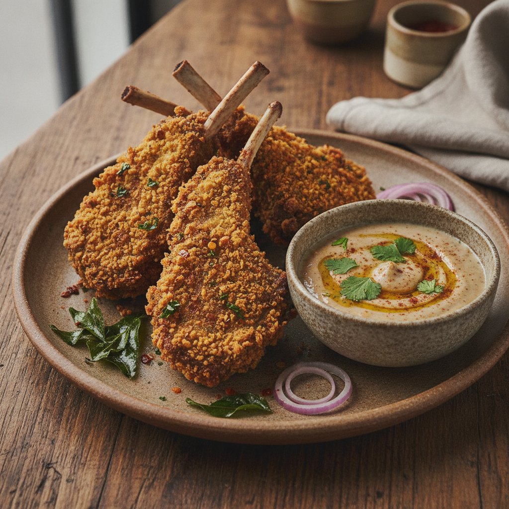 Crispy Fried Lamb Chops (High-Protein)