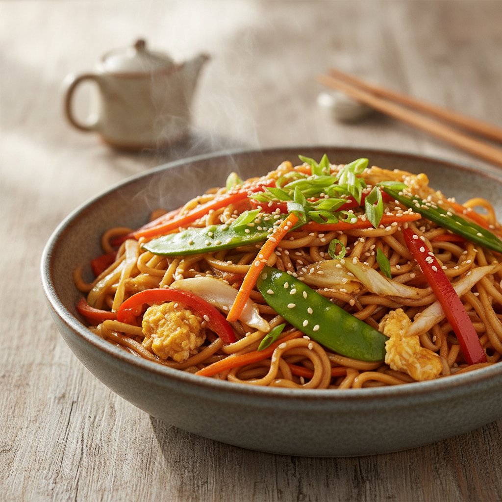 Stir Fried Noodles with Vegetables