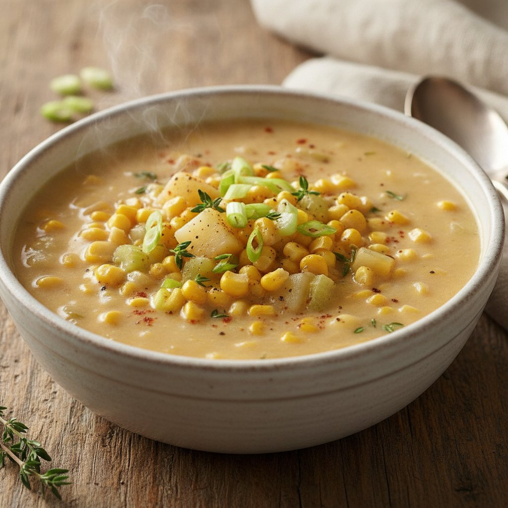 New England Clam Chowder — replaced with Corn Chowder