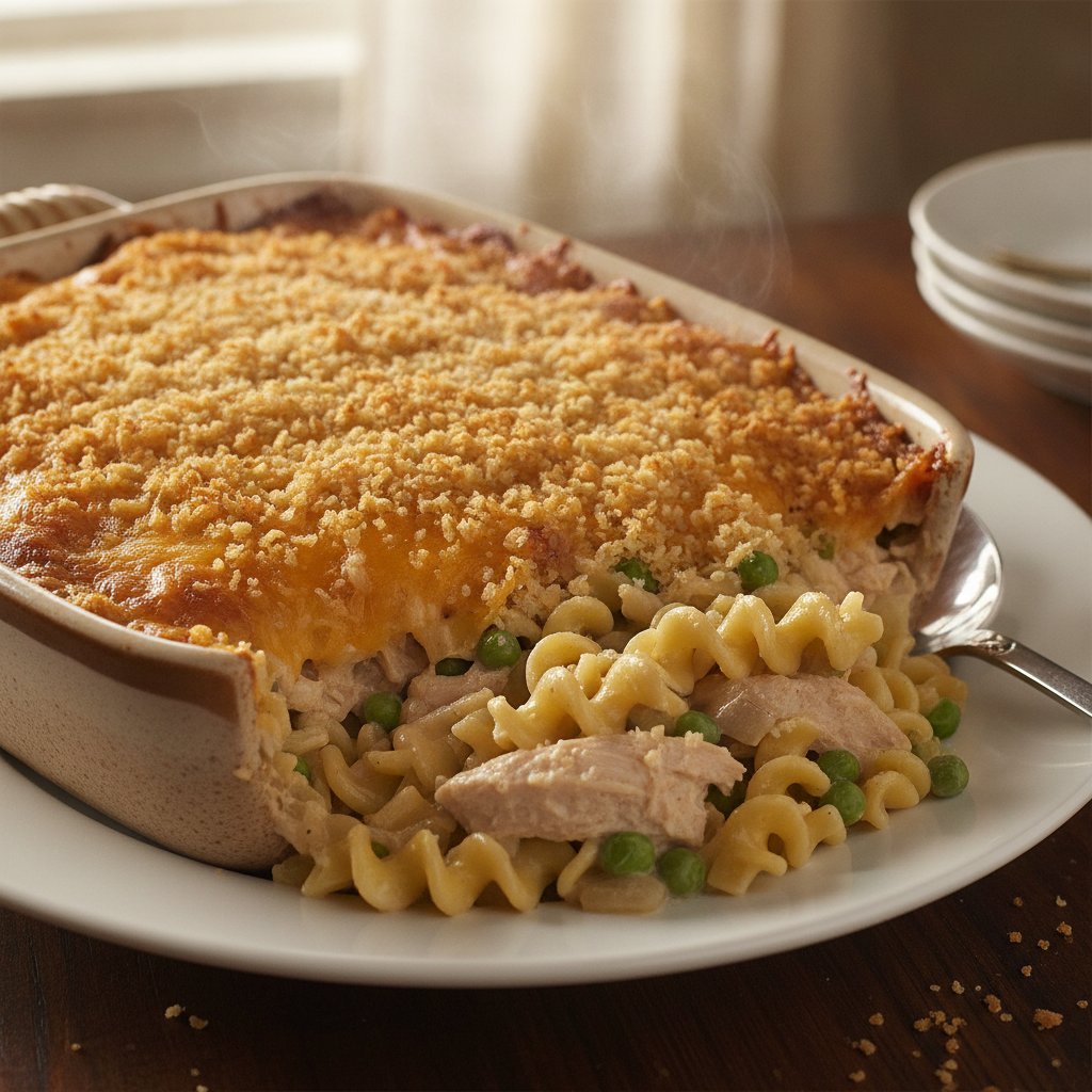 Tuna Noodle Casserole — Turkey Noodle Casserole