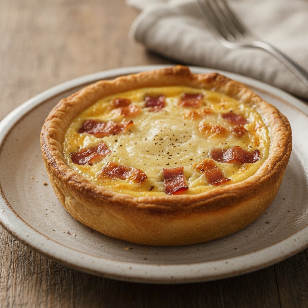 Bacon and Cheese Custard Tart