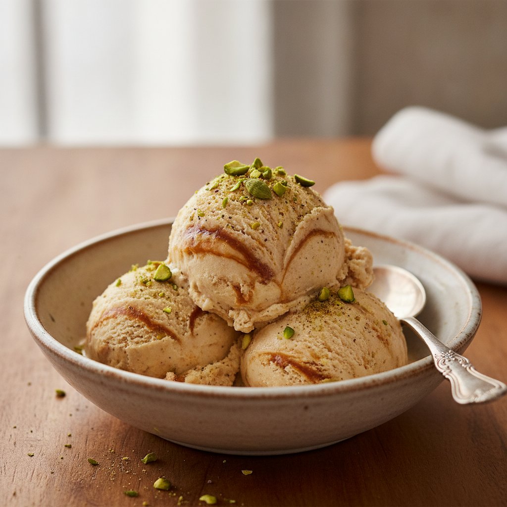 Caramelized Milk Fudge Ice Cream
