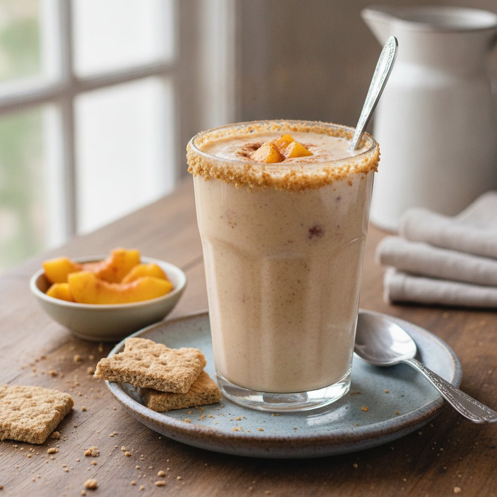 Peach Cobbler Smoothie
