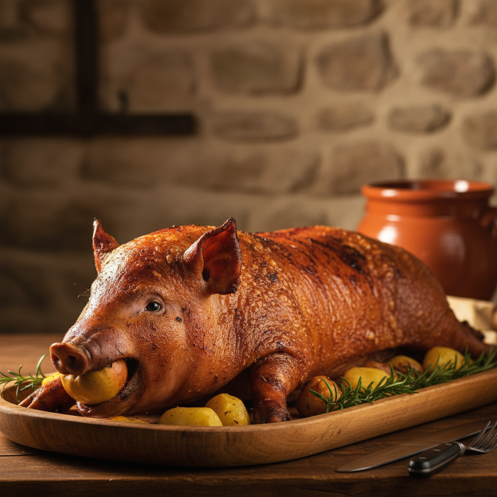 Segovian Roast Suckling Pig