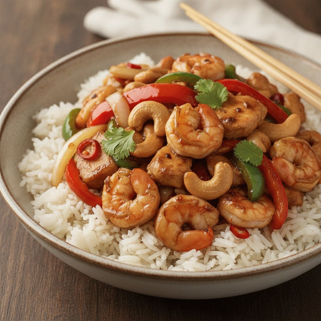 Thai Cashew Chicken Stir-Fry (High-Protein)