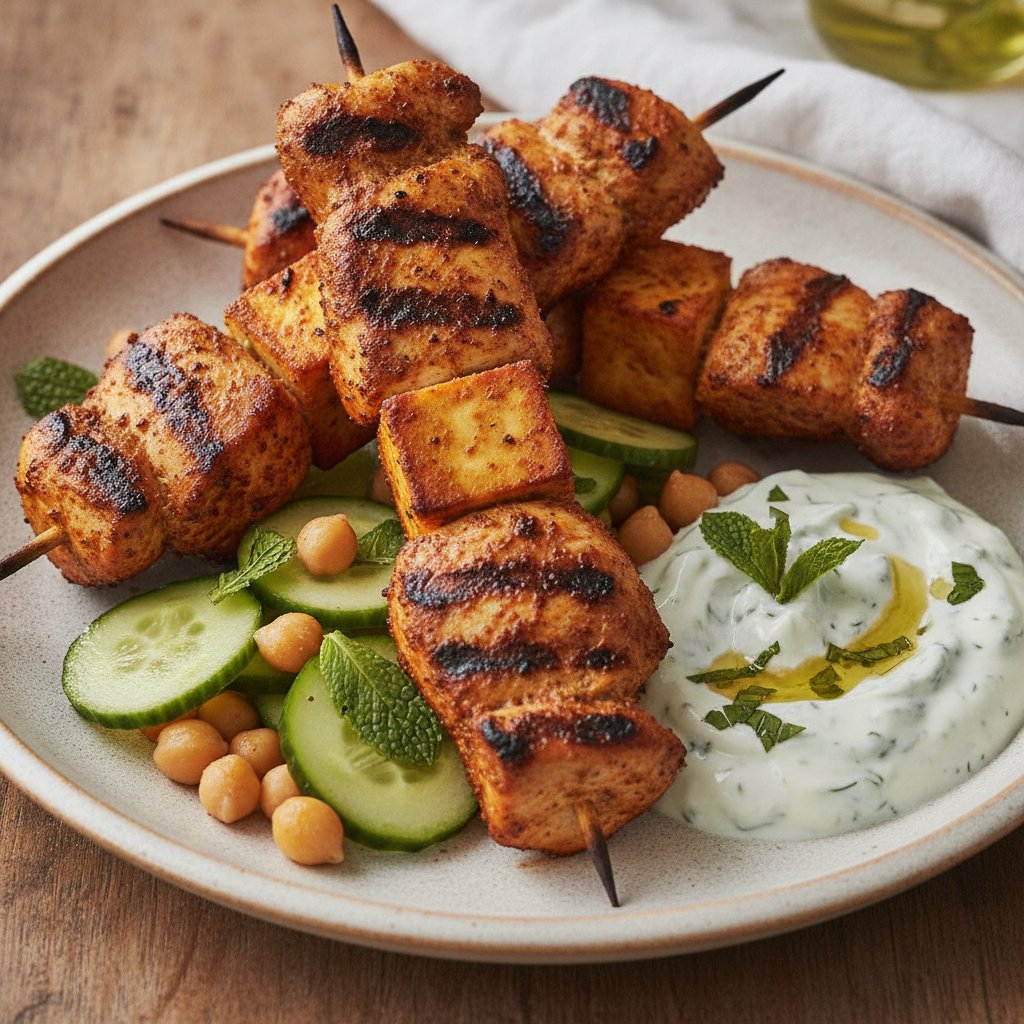 Spiced Chicken Skewers (High-Protein)