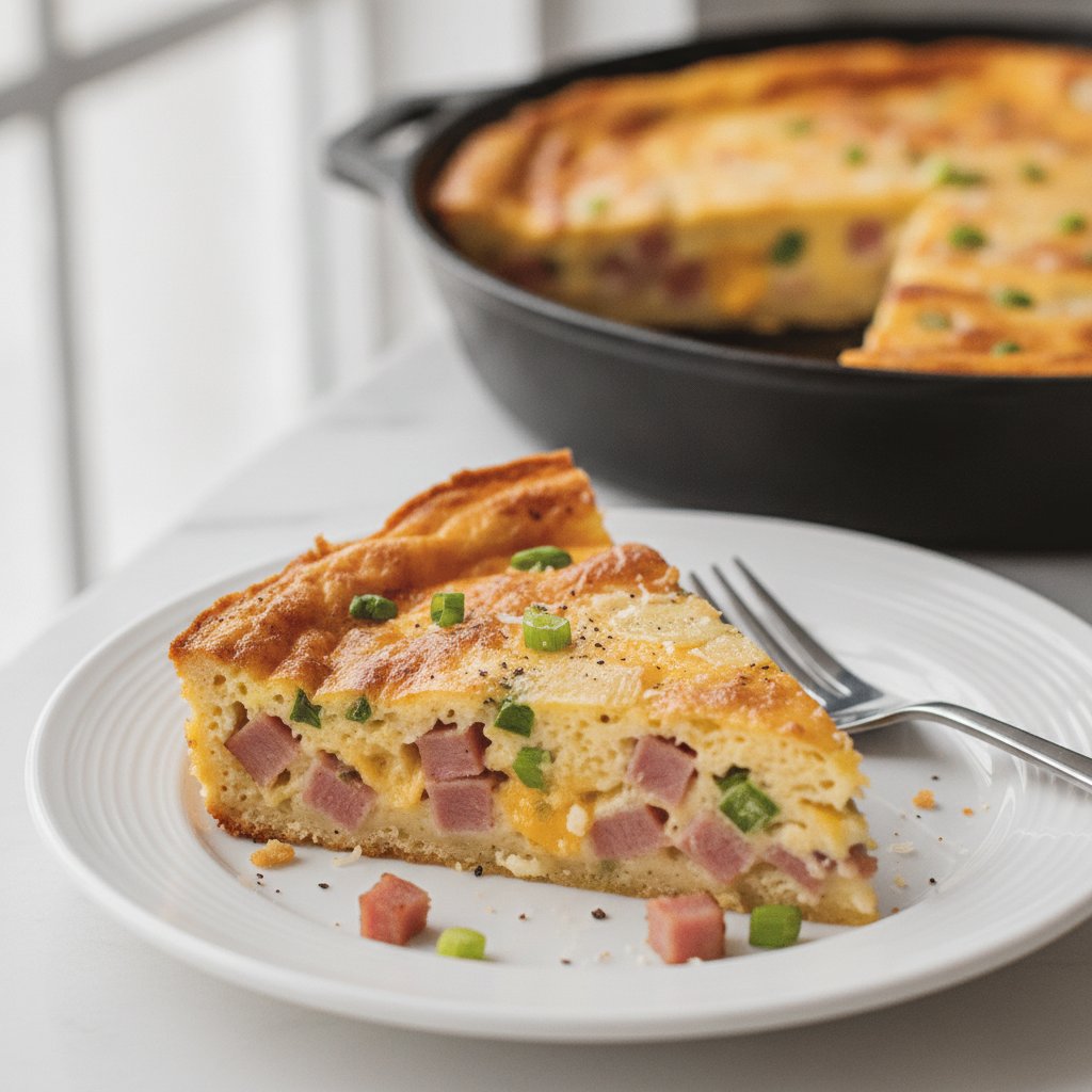 Ham and Cheese Quiche (Keto)