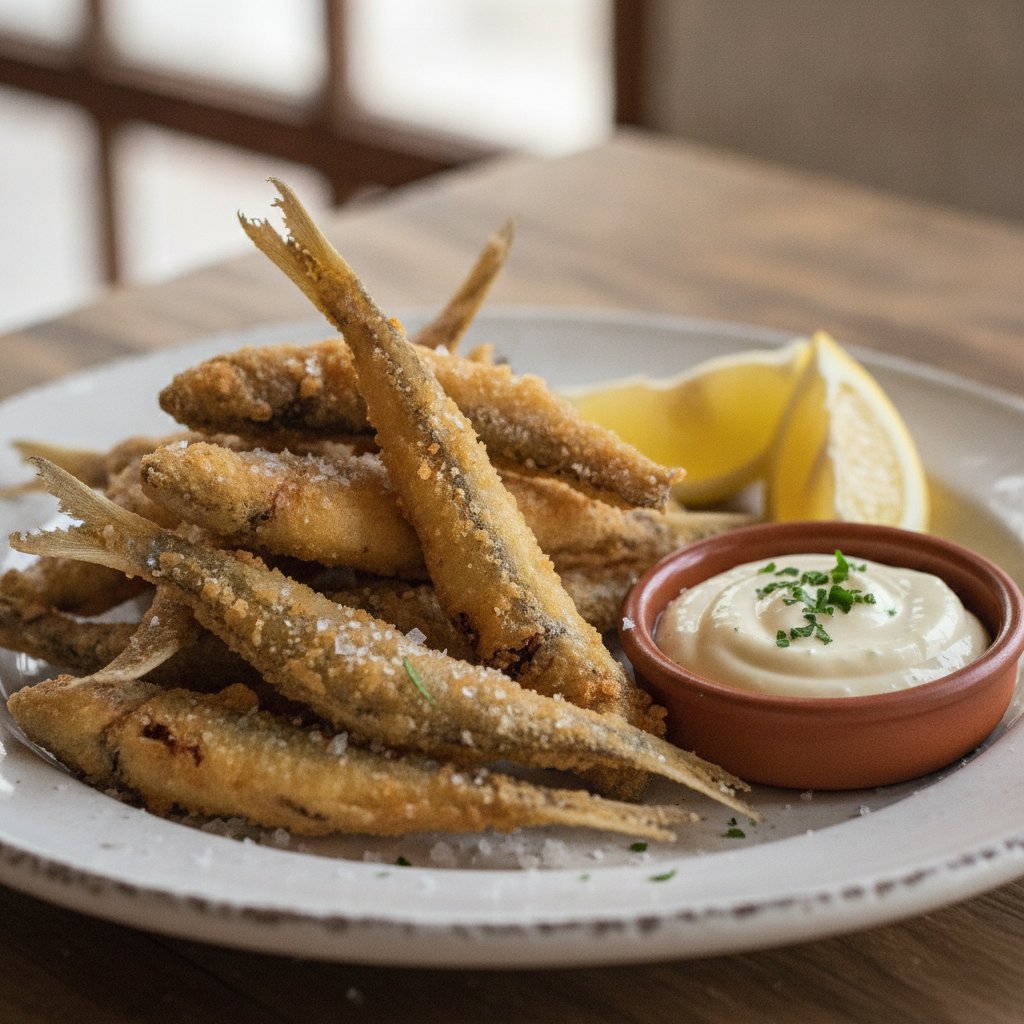 Fried Whole Baby Fish