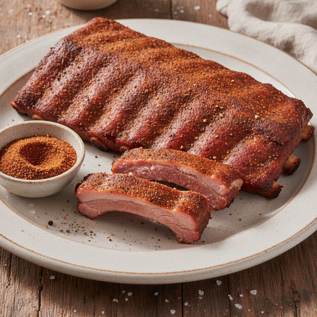 Memphis-Style Pork Ribs — Dry-Rubbed Baby Back Ribs (Dairy-Free)