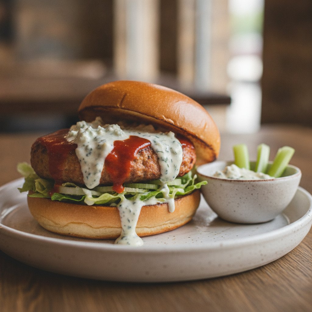 Buffalo Chicken Burger