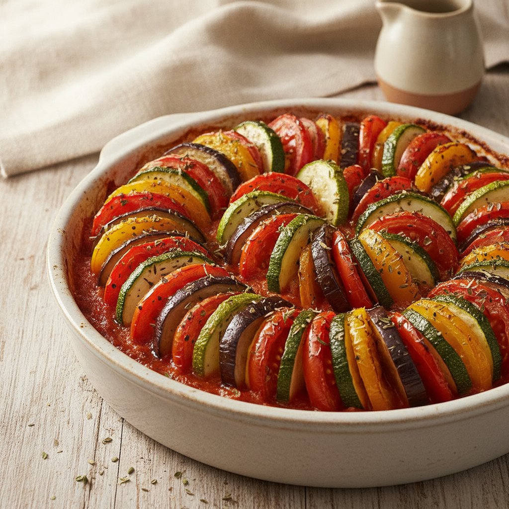 Baked Ratatouille Vegetables