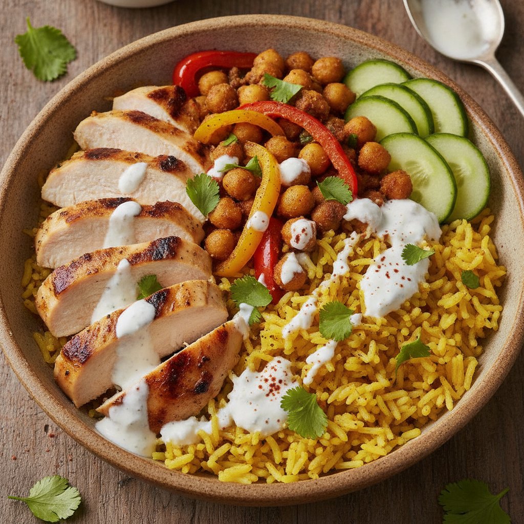 Grilled Chicken Rice Bowl (High-Protein)