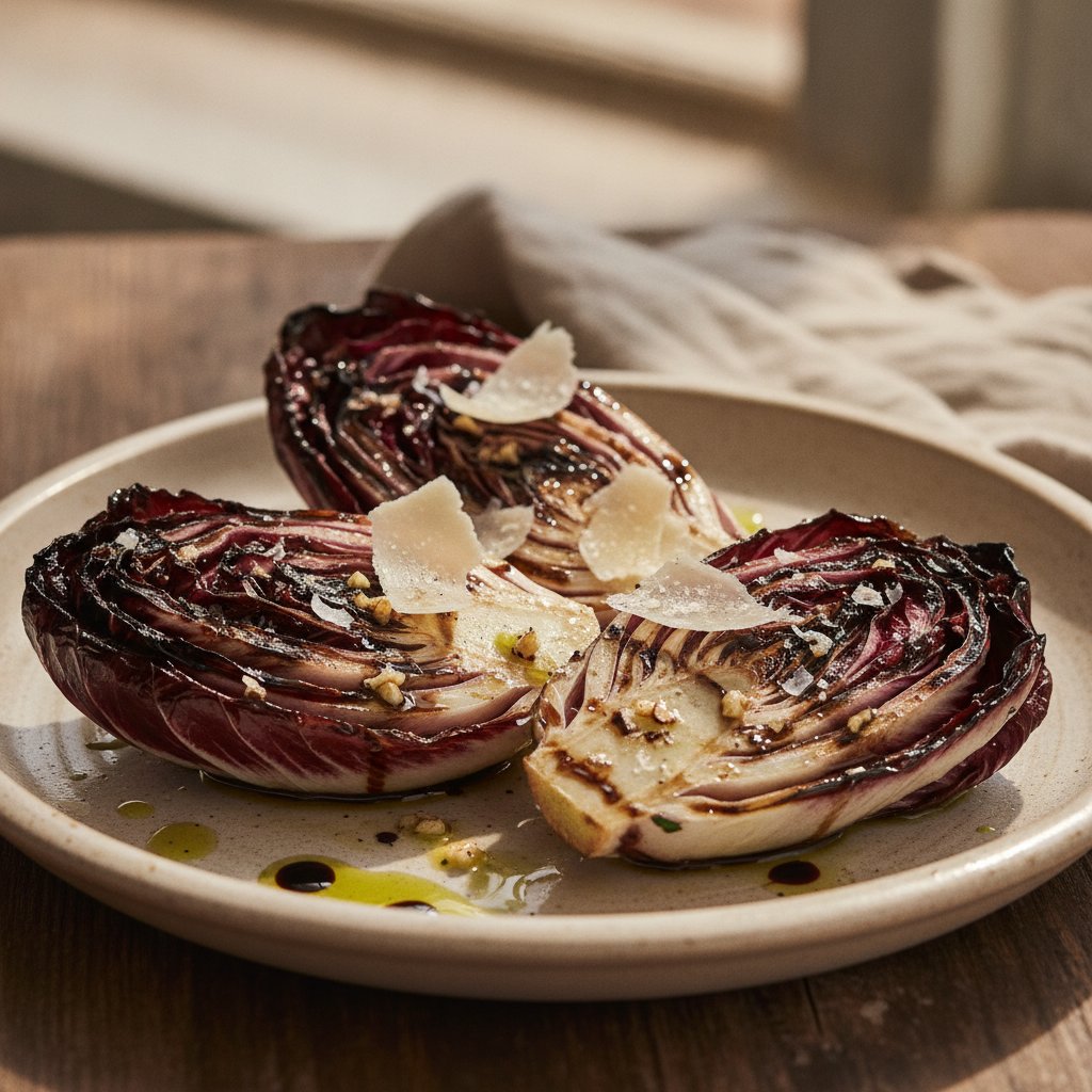 Grilled Radicchio with Olive Oil