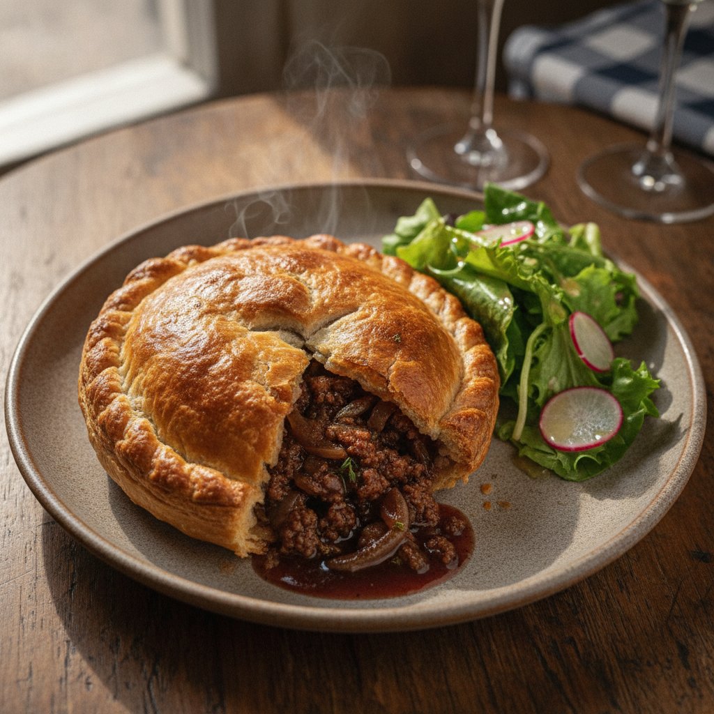 Beef and Onion Hand Pie