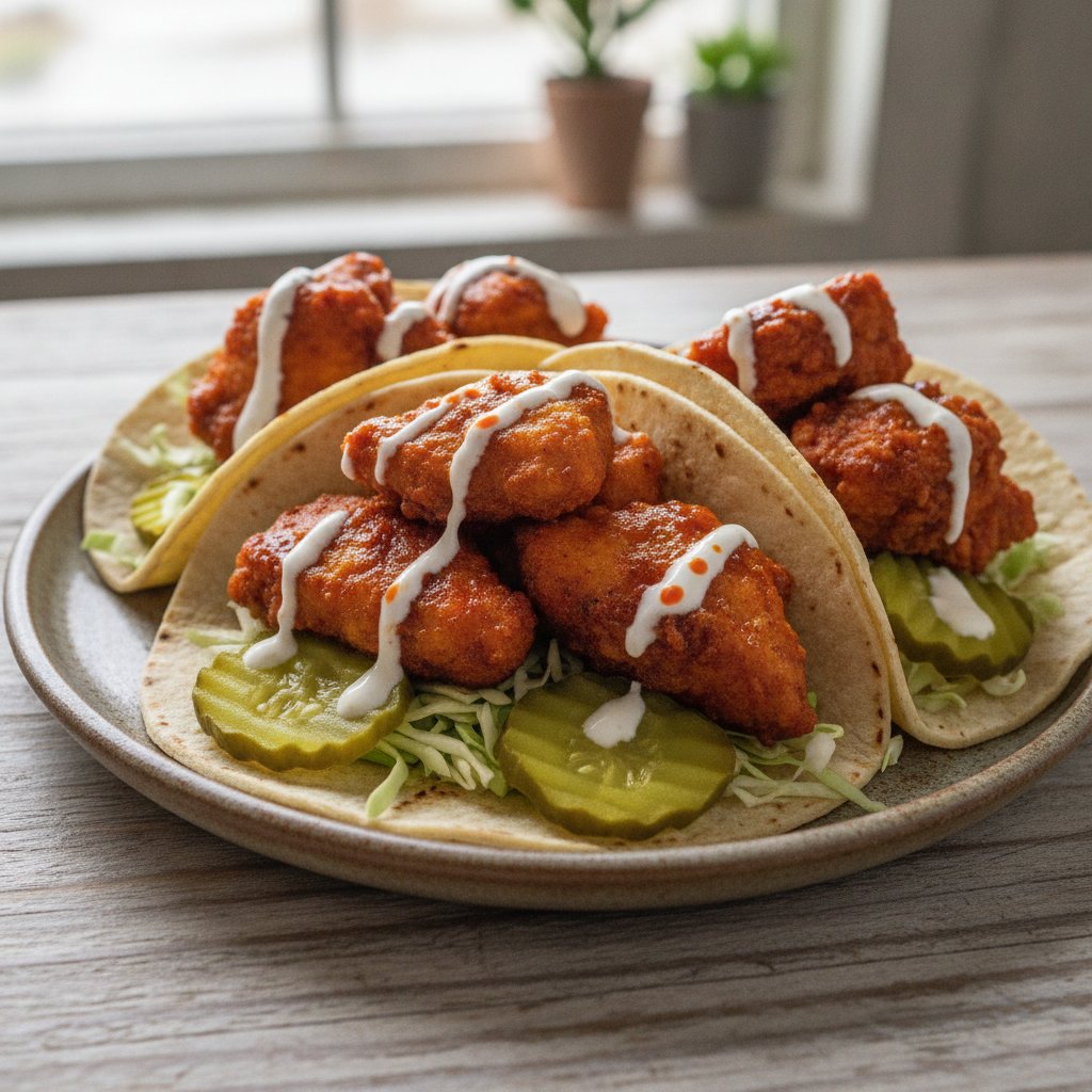 Nashville Hot Chicken Tacos