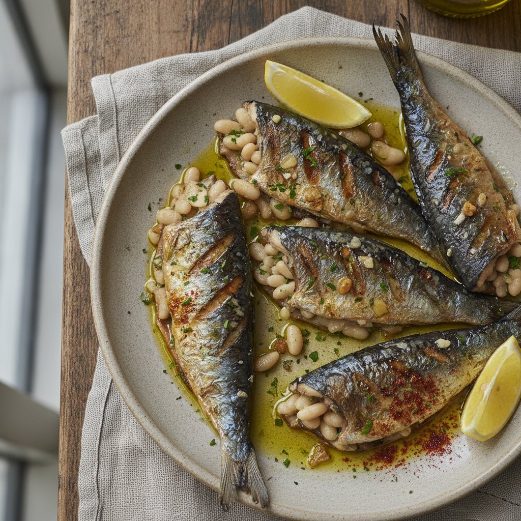 Grilled Whole Sardines (High-Protein)