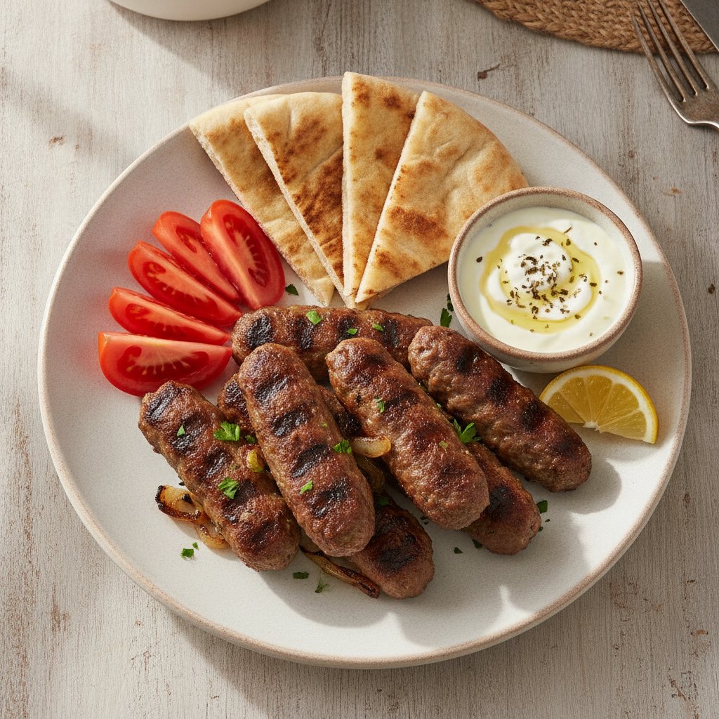 Grilled Ground Meat Rolls